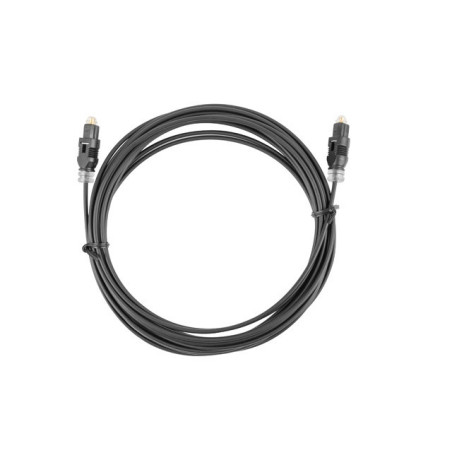 Lanberg CA-TOSL-10CC-0030-BK cavo InfiniBand e in fibra ottica 3 m Toslink Nero
