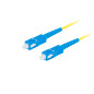 Latiguillo fibra optica sc - upc lanberg 2m mono simplex g657a1 lszh amarillo