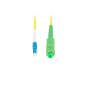 Latiguillo fibra optica lc - upc a sc - apc lanberg 5m mono simplex g657a1 lszh amarillo