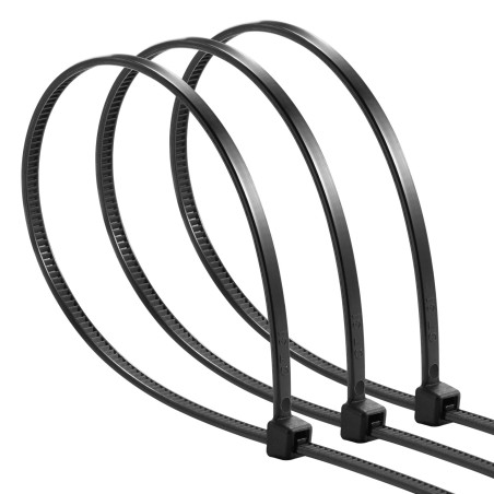 Ewent EW1564 fascetta Fascetta con inserimento in parallelo Nylon Nero 100 pz