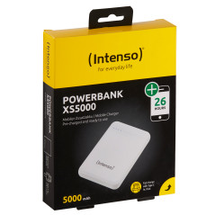 Powerbank intenso xs5000 5000mah usb tipo a usb tipo c blanco
