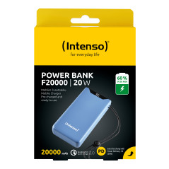 Powerbank intenso f20000 20000 mah azul