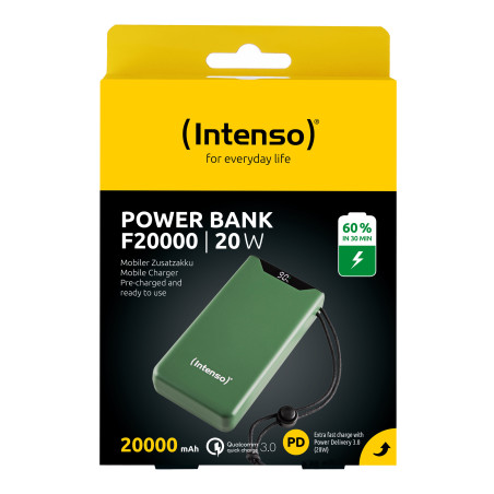 Powerbank intenso f20000 20000 mah verde