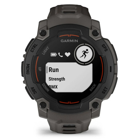 Smartwatch garmin instin e 45mm negro correa de silicona carbon