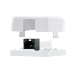 Nanocable 10.21.1501 presa energia RJ-45 Bianco