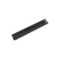 Panel cepillo para entrada cable rack 19 pulgadas suelo negro