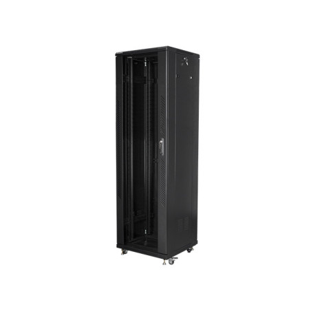 Armario lanberg rack 19 pulgadas 42u 600x600 flat pack black negro