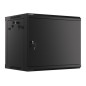 Armario lanberg mural rack 19 pulgadas 9u -  600x450 negro