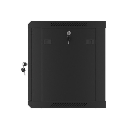 Armario lanberg mural rack 19 pulgadas 9u -  600x450 negro
