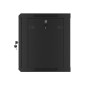 Armario lanberg mural rack 19 pulgadas 9u -  600x450 negro