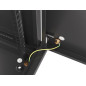 Armario lanberg mural rack 19 pulgadas 9u -  600x450 negro