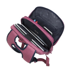 Rivacase 7760 39,6 cm (15.6") Zaino Rosso