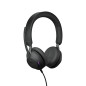 Auriculares jabra evolve2 40 se ms stereo negro