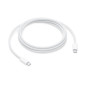 Cable usb tipo c apple 2m - macho - macho - blanco