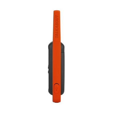 Walkie talkie motorola tlkr - t82  negro packs 2 pmr446 -  10km -  16 canales -  clip cinturon