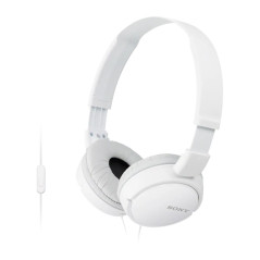 Sony MDR-ZX110AP Auricolare Cablato A Padiglione Musica e Chiamate Bianco