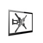 Soporte de pared equip para pantalla de 13 pulgadas -  55 pulgadas doble brazo inclinable y giratorio max
