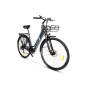 Bicicleta electrica smartgyro sunset titanium 250w 1000mah 50km auto