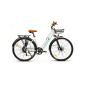 Bicicleta electrica smartgyro sunset blanca 250w 1000mah 50km auto