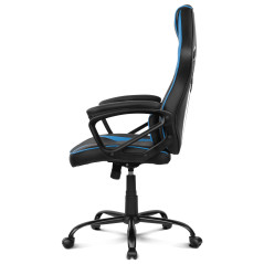 DRIFT DR50 Sedia da gaming per PC Sedia imbottita tappezzata Nero, Blu