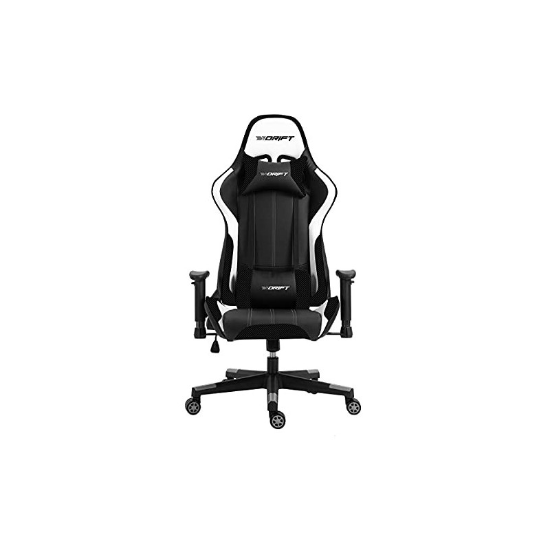 Silla gaming drift dr175 carbon incluye cojines cervical y lumbar