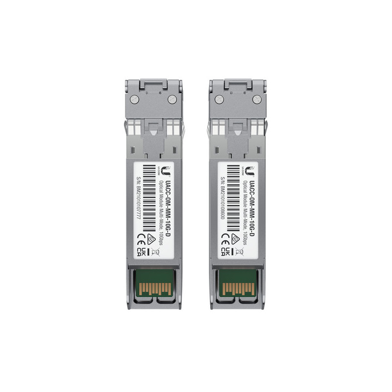 Ubiquiti uacc - om - mm - 10g - d - 2 (uf - mm - 10g) multi - mode module 10g ufiber 2 - pack