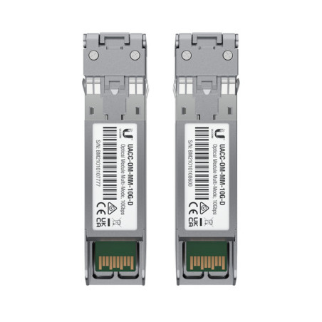 Ubiquiti uacc - om - mm - 10g - d - 2 (uf - mm - 10g) multi - mode module 10g ufiber 2 - pack