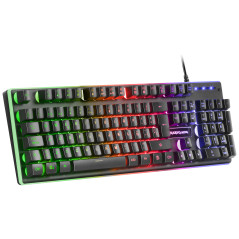 Mars Gaming MCPXBES tastiera Mouse incluso USB Spagnolo Nero