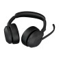 Auriculares jabra evolve2 55 ms stereo inalambrico negro