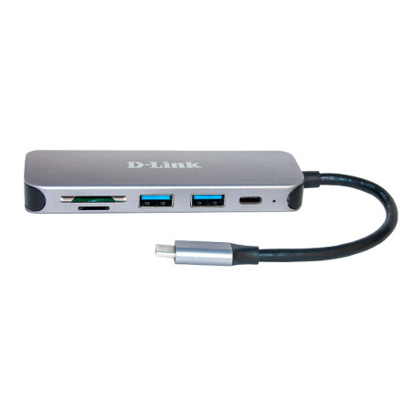 Hub d - link usb tipo c 6 en 1