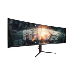 Monitor curvo gaming nilox nxm49crvdc 49 pulgadas  dqhd 144hz