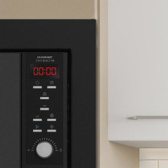 Cecotec 01387 forno a microonde Nero Microonde con grill Da incasso 23 L 900 W