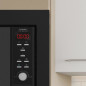 Microondas cecotec grandheat 2350 built - in black 900w grill 1000w 23l