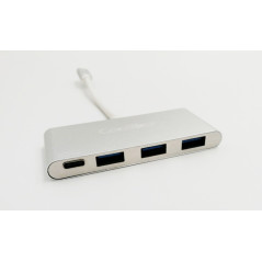 Hub coolbox 3 puertos usb 3.0 1 puerto usb tipo c