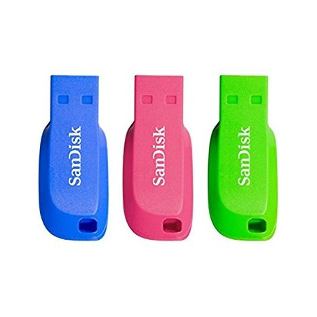 SanDisk Cruzer Blade 16GB unità flash USB USB tipo A 2.0 Blu, Verde, Rosa