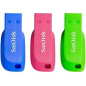 SanDisk Cruzer Blade 16GB unità flash USB USB tipo A 2.0 Blu, Verde, Rosa SanDisk Cruzer Blade 16GB unità flash USB USB tipo A 2.0 Blu, Verde, Rosa