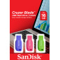 SanDisk Cruzer Blade 16GB unità flash USB USB tipo A 2.0 Blu, Verde, Rosa SanDisk Cruzer Blade 16GB unità flash USB USB tipo A 2.0 Blu, Verde, Rosa