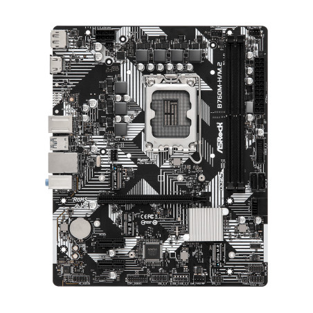 Placa base asrock b760m - hdv m.2 1700 matx -  2x ddr5
