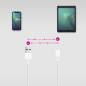 Cable lightning a usb tipo a nanocable 50cm -  macho - macho