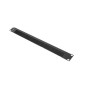 Panel pasacables con cepillo lanberg 1u negro