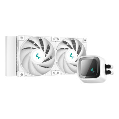 Kit refrigeracion liquida gaming deepcool ls520 blanco 2 x 120mm argb