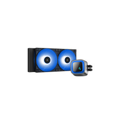 Kit refrigeracion liquida gaming deepcool ls520 negro 2 x 120mm argb