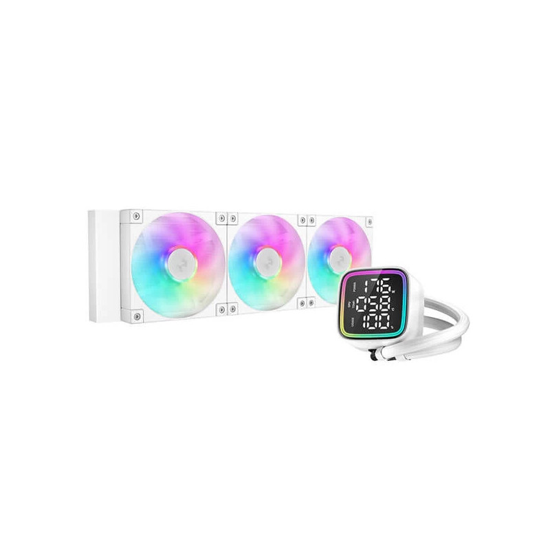 Kit de refrigeracion liquida deepcool ld360 argb 360mm blanco