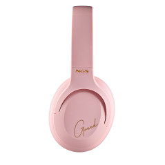 NGS ARTICA GREED Cuffie Con cavo e senza cavo A Padiglione Musica e Chiamate USB tipo-C Bluetooth Rosa