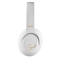 NGS ARTICA GREED Cuffie Con cavo e senza cavo A Padiglione Musica e Chiamate USB tipo-C Bluetooth Bianco