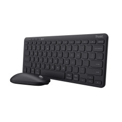 Trust Lyra tastiera Mouse incluso Casa Bluetooth QWERTY Spagnolo Nero