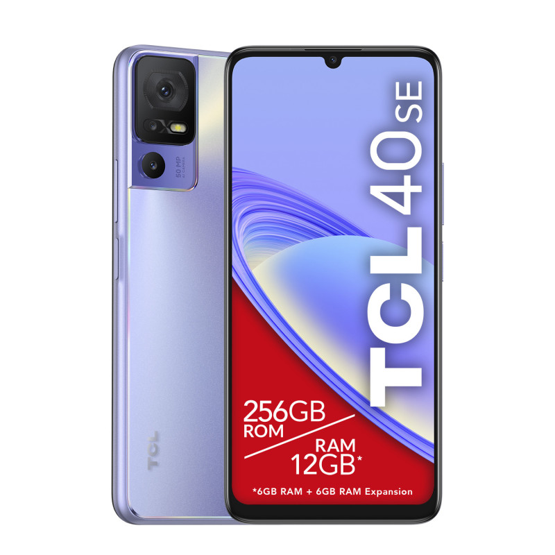 Mvil tcl 40se 256gb 6gb morado