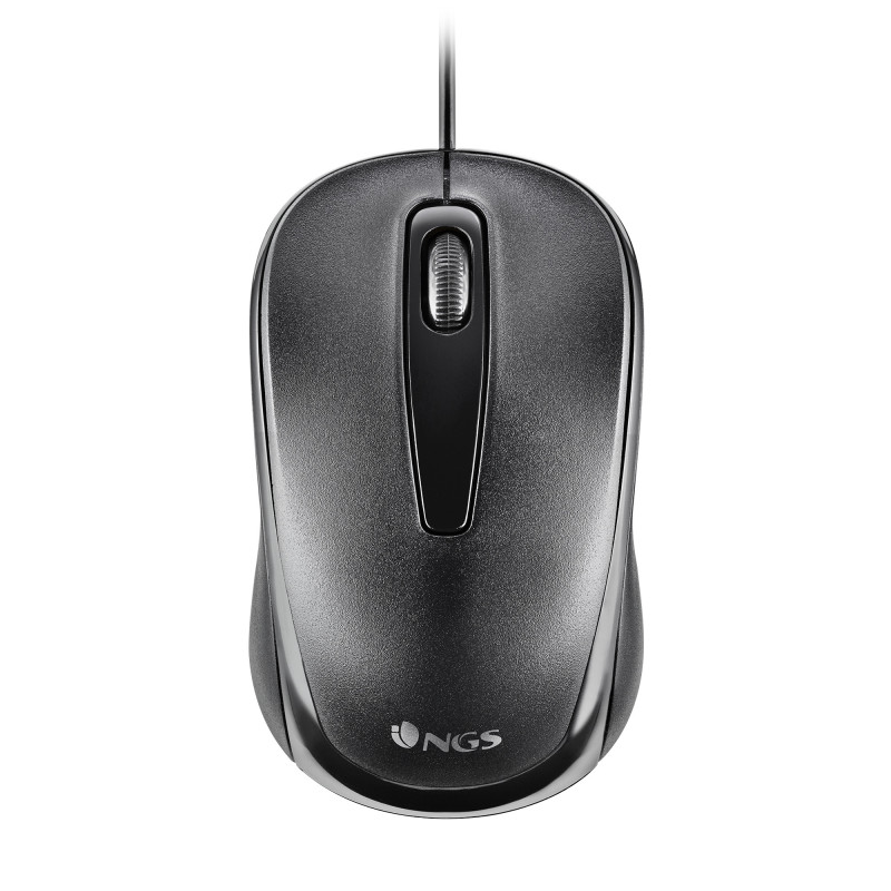 Raton ngs easydelta usb 1200 dpi - ergonomico - 3 botones - rueda - usb