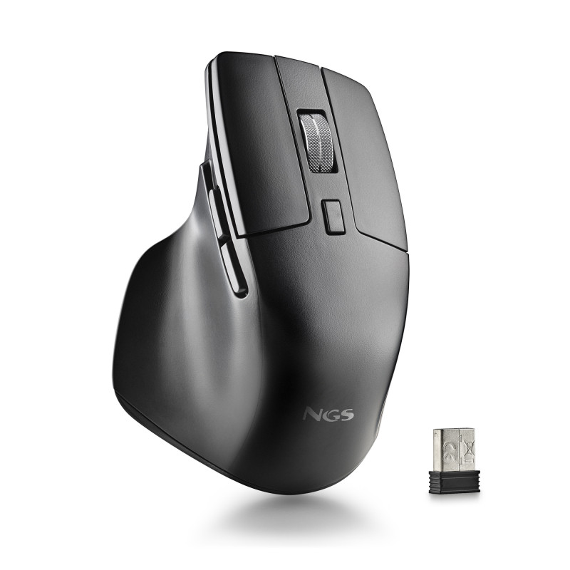 Raton inalambrico ngs hit - rb negro