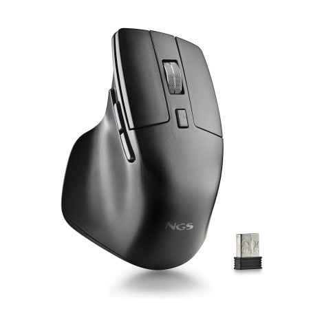 Raton inalambrico ngs hit - rb negro